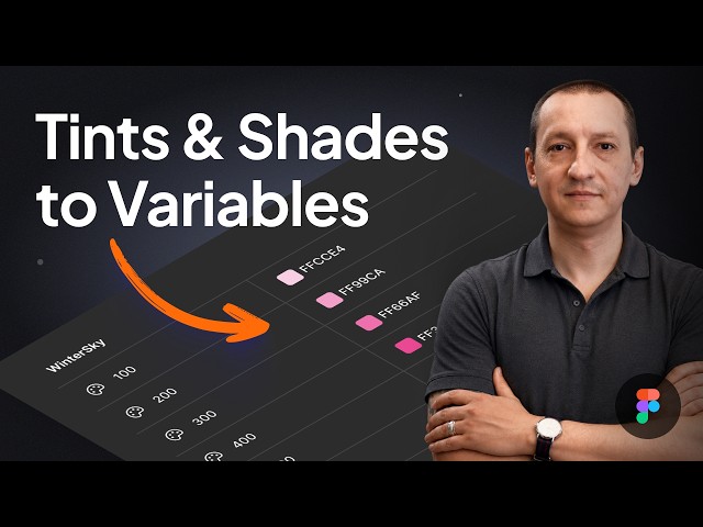 Creating Color Variable Collections from Tints and Shades