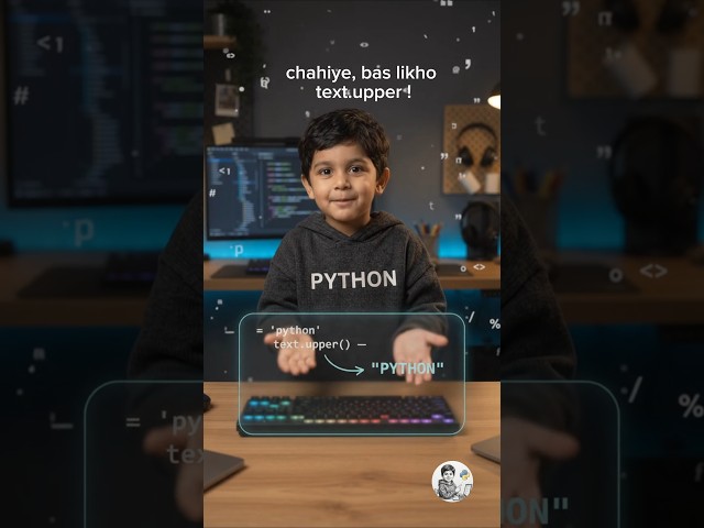 Change Text Case in ONE Line of Python 🐍 (String Methods)