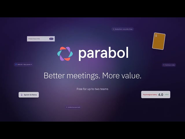 Parabol in 80 Seconds: AI-Powered Retrospectives, Planning Poker & Team Health Checks