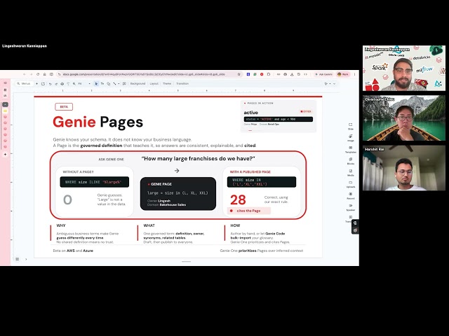 Community BrickTalk: Mastering Databricks Genie Capabilities