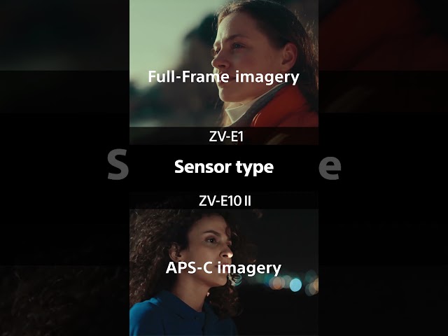 Quick comparison between VlogCamera ZV-E1 and ZV-E10 II| Sony | α #Shorts