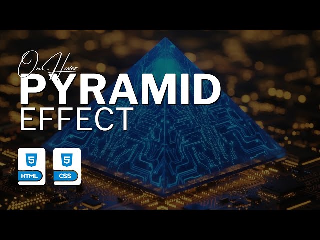 CSS Hover Effect: Pyramid 3D Illusion