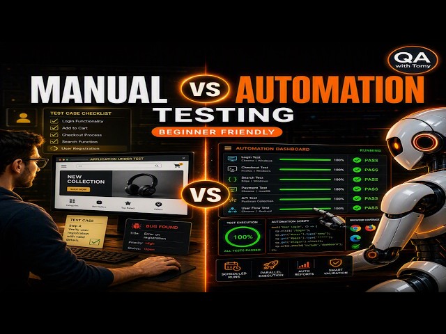 Manual Testing vs Automation Testing | Key Differences for Beginners