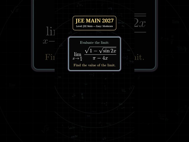 Why this Limit is Tricky 😭 for JEE