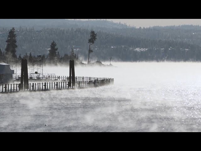 Moments of Zen | Steam coming off Lake Coeur d'Alene