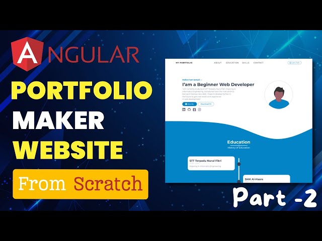 Building a Portfolio Maker with Angular & Node.js | Part 2
