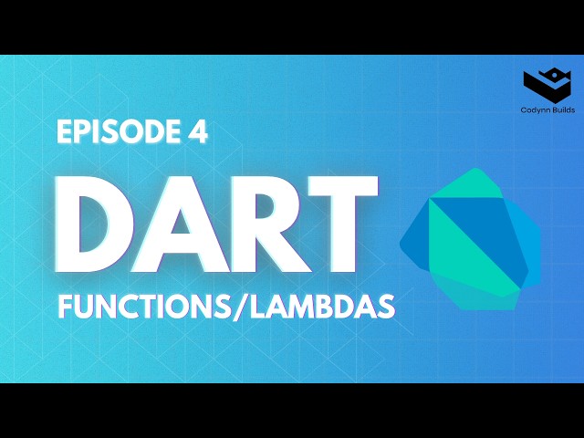 Dart Functions & Arrow Syntax Explained | Dart Programming for Flutter #4