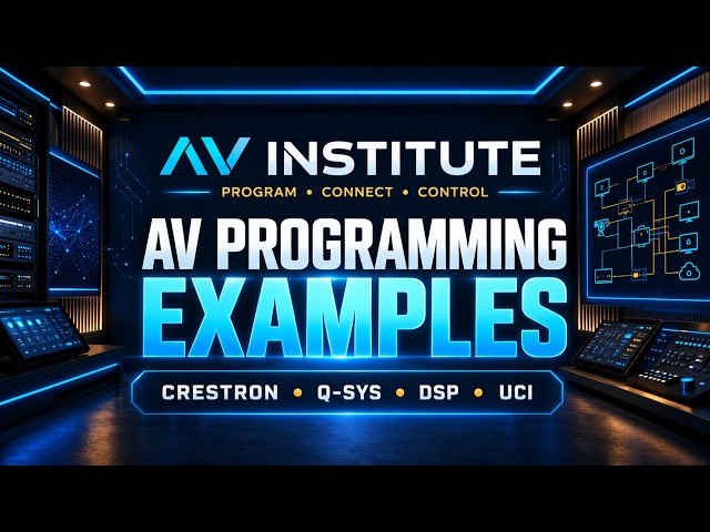Crestron AV programming examples