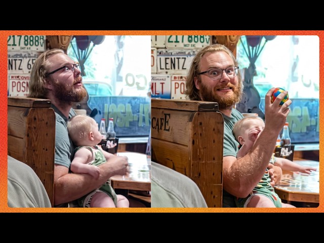 When Dad’s Quick Reflexes Turn Potential Disasters Into Funny Moments! 😂⚡