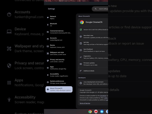 you can install Linux on a Chromebook! #linux #chromebook #coding #shorts