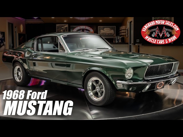 1968 Ford Mustang Fastback Bullitt For Sale Vanguard Motor Sales #3131