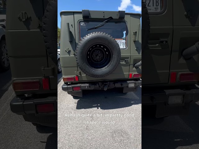 History Buffs… You Don’t See This G-Wagon Every Day