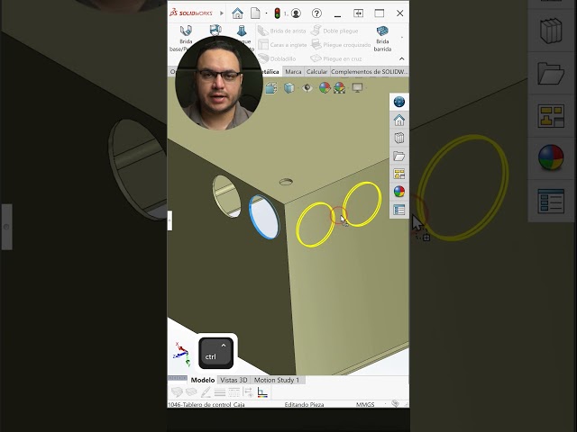 CTRL key in #SolidWorks and some of its uses
