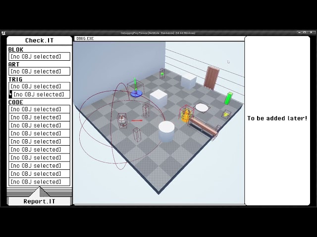 Debugging! Dev 01 - Check.IT User Interface
