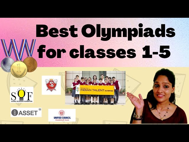 Top 5 Olympiads for Classes 1 to 5 || Olympiad Exam Details || #olympiad #olympiadexams #mummytuber