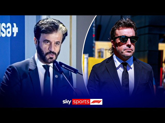 What is going on with Fernando Alonso & Mohammed Ben Sulayem?