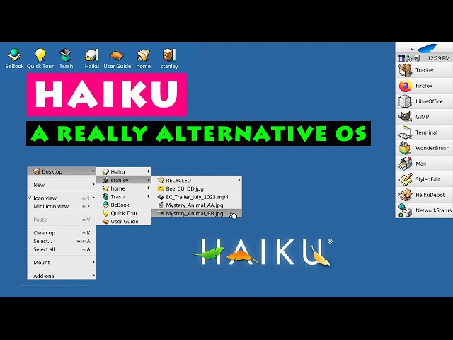 Haiku Revisited: The Really Alternative OS
