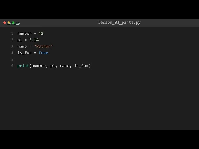 Learn Python Day 3: A Whirlwind Tour of Python's Core Data Types