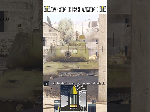 AVERAGE HESH DAMAGE...