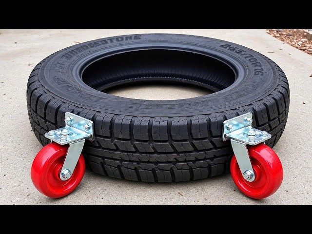 Every house needs this and no one does it! Turn An Old Car Tire Into million dollar tools😱!