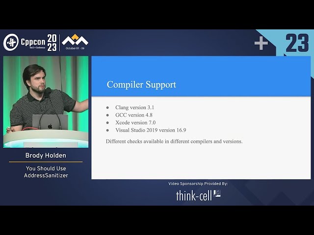 Lightning Talk: You Should Use AddressSanitizer - Brody Holden - CppCon 2023