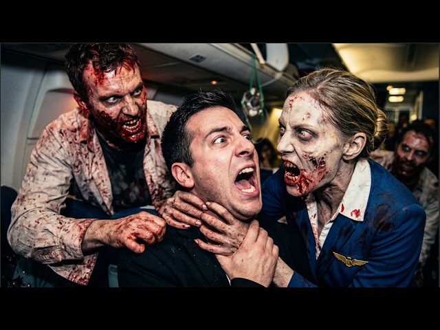 Lab Virus Outbreak! Zombies Overrun the Plane, Leaving Passengers Fighting to Survive!