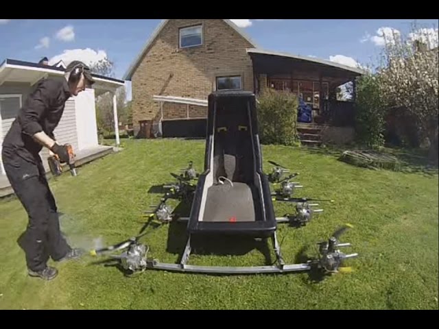 Manned multicopter / multirotor build Episode 6