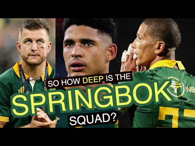 So how deep is the Springbok squad?