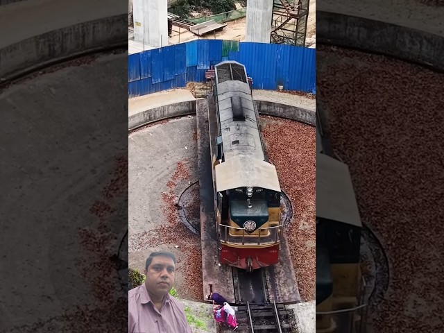 How Trains Turn Around Without Moving Forward! 🚂🔄 #shorts