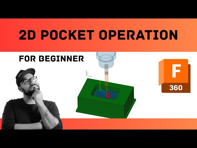 2D Pocket milling fusion 360 cam part#5