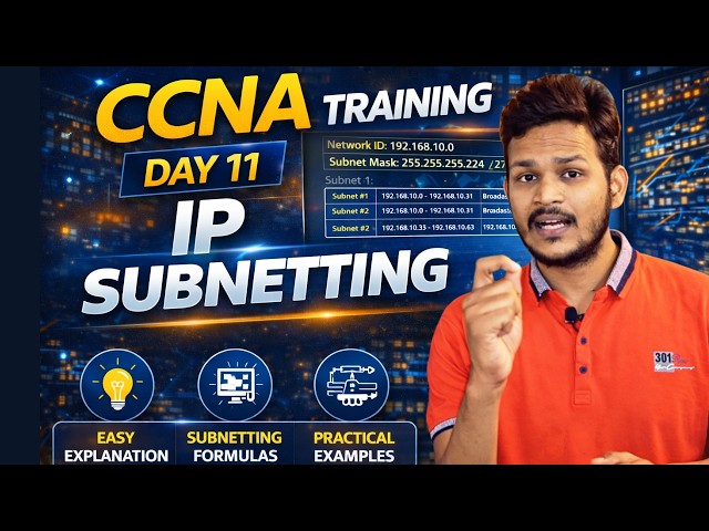 Learn IP Subnetting in One Video | CCNA 200-301 Full Tutorial By Industry expert.