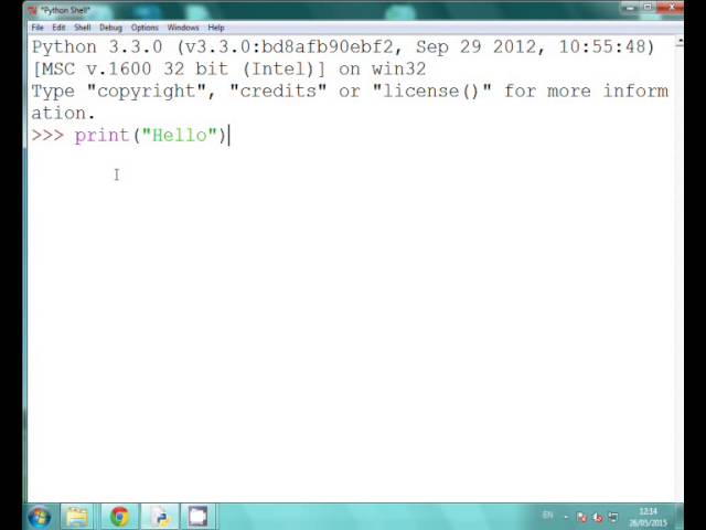 1) Python: The Very Basics