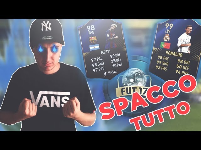 SPACCO TUTTO CON RONALDO 99 E MESSI 98 TOTY! - FIFA 17 Fut Draft