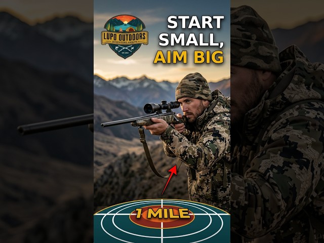 Building Long Range Skills from Scratch #shooting #outdoors #shorts