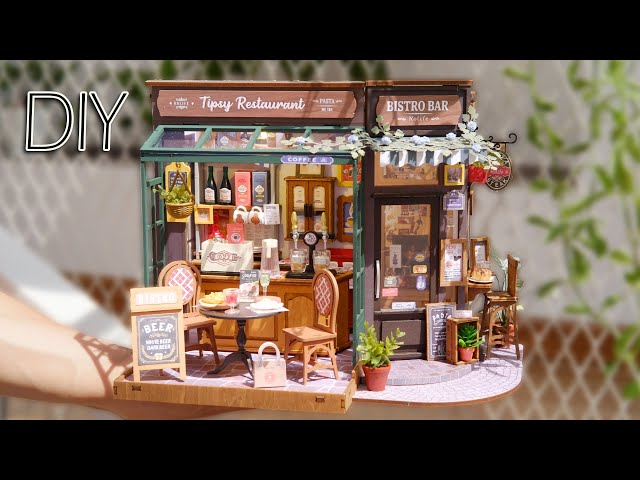 ROLIFE - Tipsy Restaurant || DIY Miniature Dollhouse Kit - Relaxing Satisfying Video