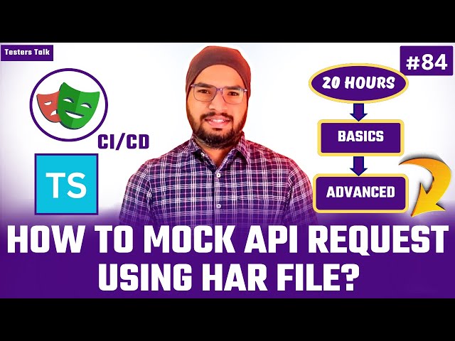 #84 How to Mock API Requests from HAR File in Playwright |  Playwright API Mocking Tutorials