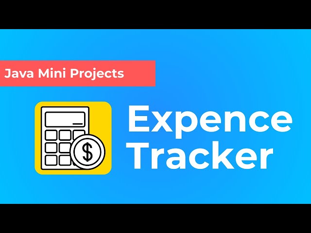 Build a Expense Tracker App in Java (Full Mini Project)
