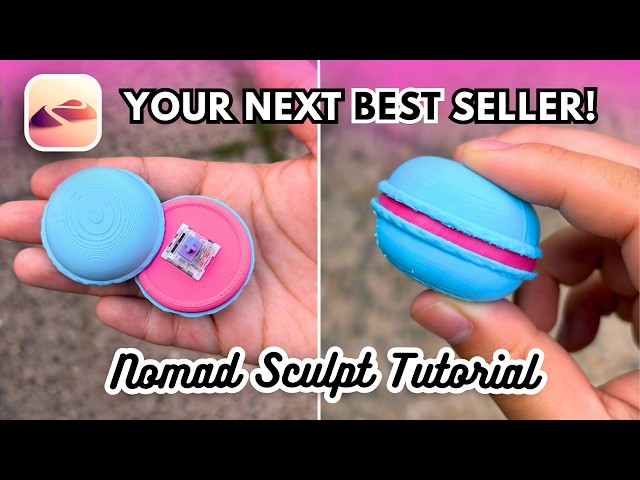 This Cute 3D Print Could Be Your Next Product | Nomad Sculpt Tutorial