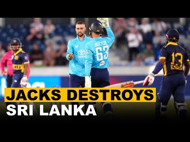 Will Jacks Humiliates Sri Lanka With Five Wicket Haul In England ODI Win?