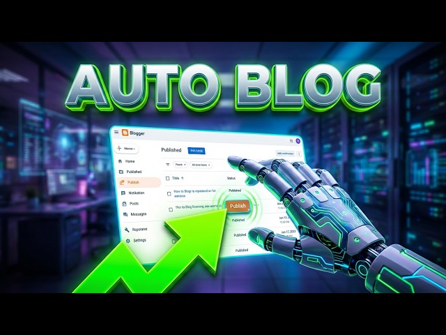 How I Built an Automated Blogger Content Generator with Google AI Studio (No Code!)