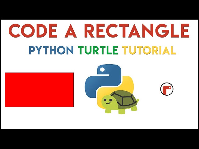Python Turtle - Code a Rectangle Tutorial