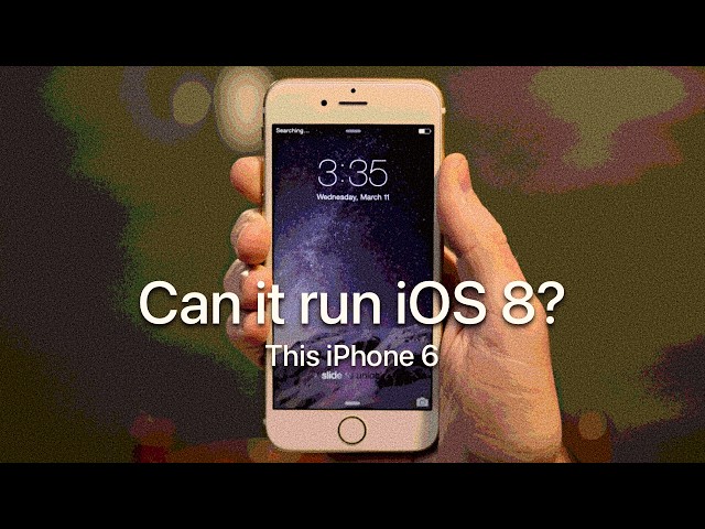 Can I Downgrade to iOS 8?
