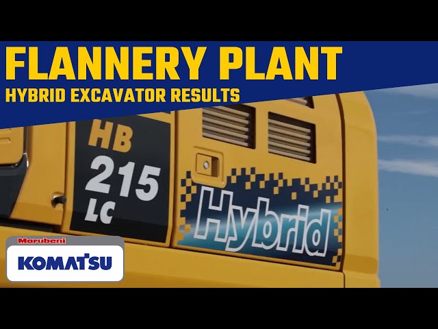 Flannery Plant Hire | HB215LC-3 Hybrid Excavator Results