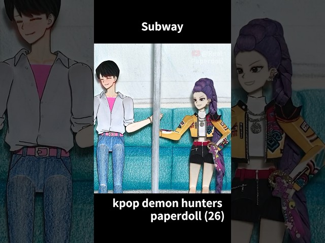 Kpop Demon Hunters Paper doll 26 / Subway