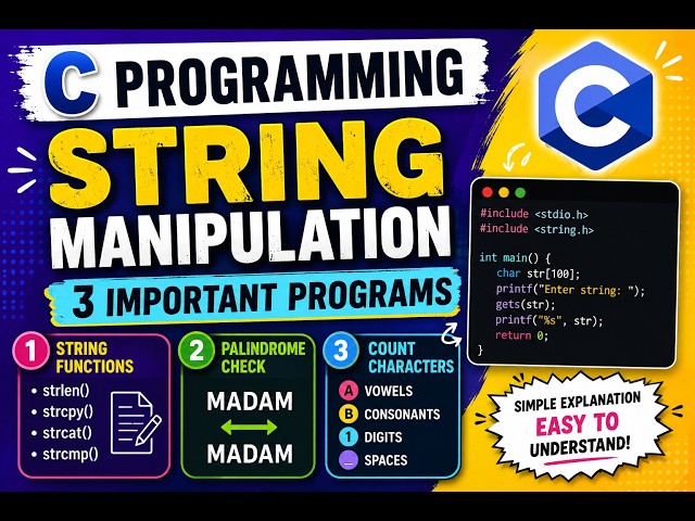 23 String   Example Programs