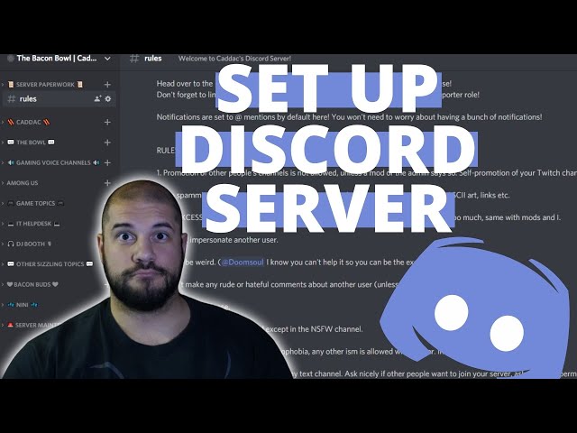 HOW TO USE DISCORD: Setting up a Server!