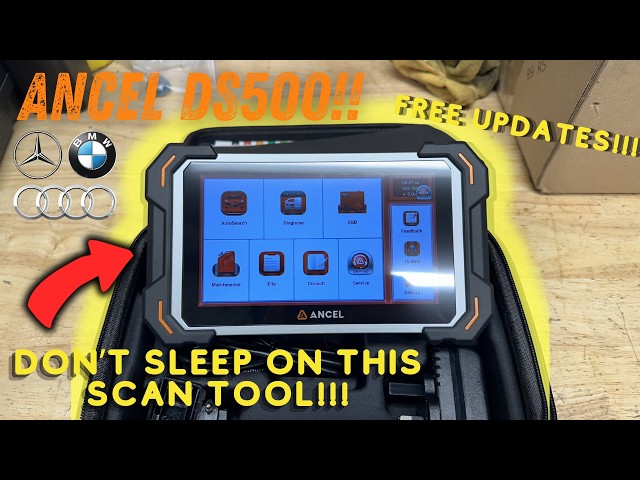 Ancel Ds500 BT Bi-directional scan tool Review (Only scanner you'll ever need!)