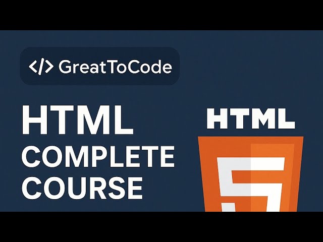 30 Minutes Html Course. #html #course #htmllearning