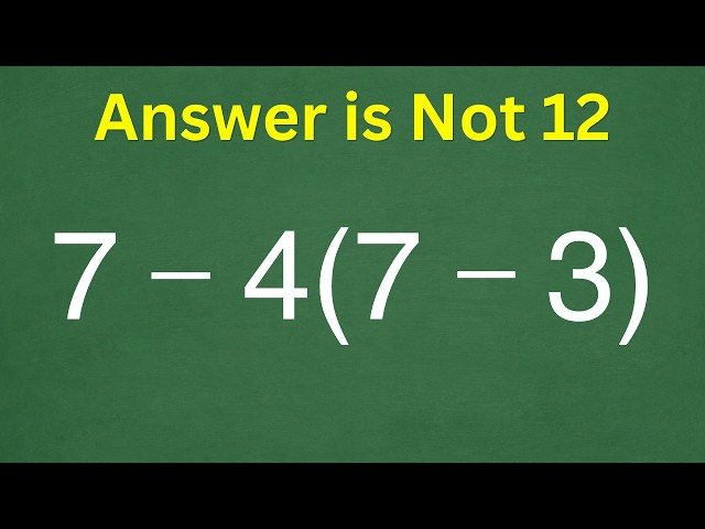 Don't Answer Too Fast — This Problem Has a Hidden Trap