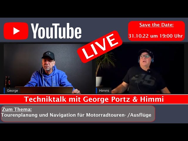 LiveStream mit George & Himmi | Tourenplanung und Navigation